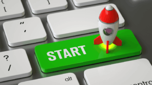 A keyboard key that says "Start"