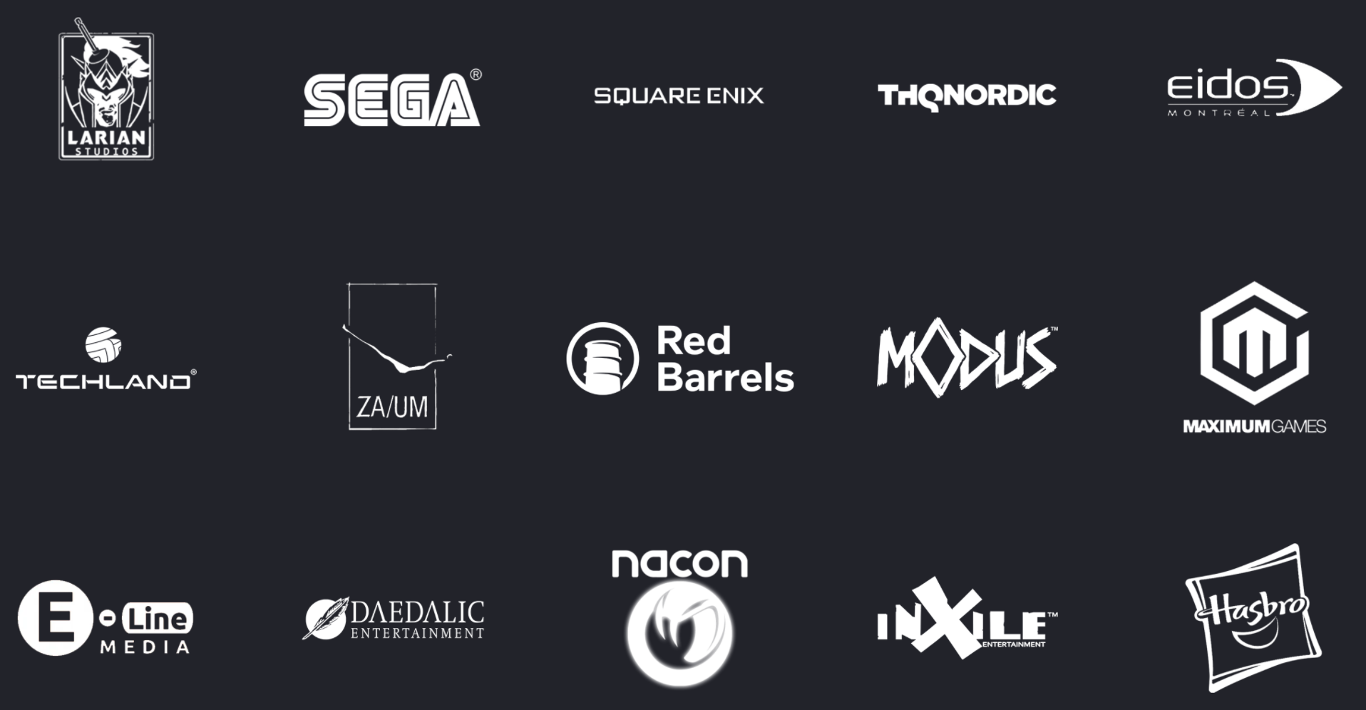 Logos of Dead Good's clients